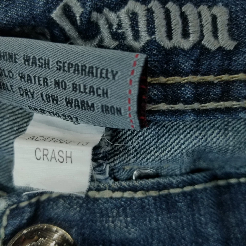 Jean Axe & Crown para hombre talla 36x34 calce ajustado angustias y costuras detalladas Foto 3 de 4
