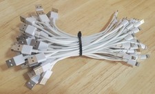 Bulk Lot of 50 MFi Certified 6" Lightning To USB Charging Cable For Apple