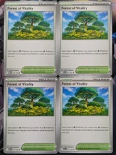 4x Forest of Vitality 117/132 Playset - Mega Evolution ME01 Pokémon TCG