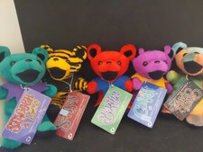 5x 1997 Grateful Dead Beanie Bear Collectible   Edition 1