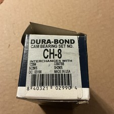 Small Block Chevy 305 327 350 383 400 Engine Camshaft Bearing Set Dura-bond Ch8 Small Block Chevy 305 327 350 383 400 Engine Camshaft Bearing Set Dura-bond Ch8
