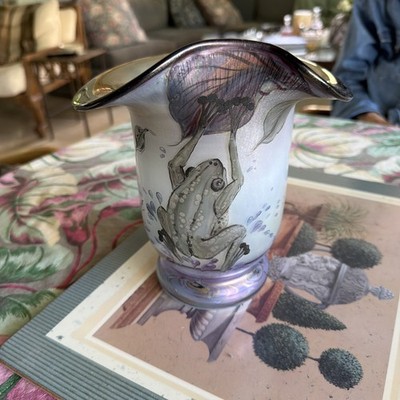erwin eisch 1988 Frog Vase