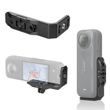 Sinyutia Horizontal Mount Bracket for Insta 360 X5 Accessories Black