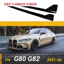 For 21-24 BMW G80 M3 G82 G83 M4 MP Style Body Kits Side Skirts DRY Carbon Fiber