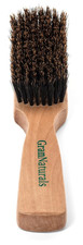 Soft Mens Boar Bristle Hair Brush - Natural Wooden Club Style Wave Hair Brush fo