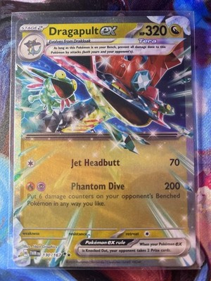 2024 Pokemon Twilight Masquerade Dragapult ex #130/167