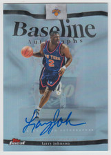 2025-26 Topps Finest Basketball Larry Johnson Baseline Autographs Refractor Auto