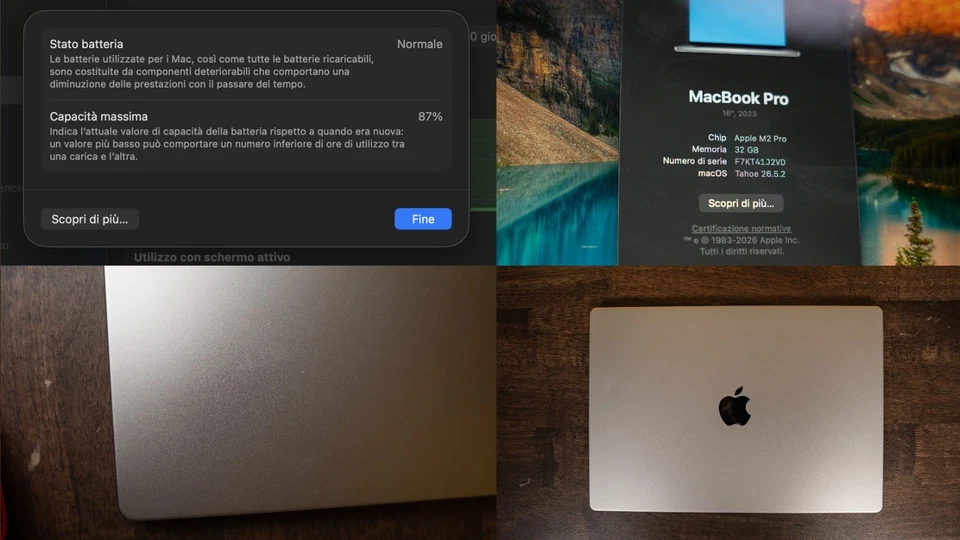 Apple MacBook Pro 16" M2 Pro · 32GB · 2TB, foto 2 di 5