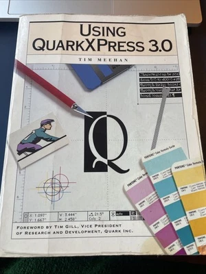Using QuarkXPress 3.0 – Tim Meehan | Vintage 1990s Desktop Publishing Book - Image 1 of 4