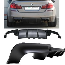 Performance Heckdiffusor 4 Rohr Schwarz Matt passt f�r BMW F10 F11 M nicht M5