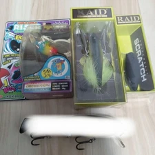 Jackall Chiri Chiri Riser & Raid Daji Scratch Bass Fishing Set Used