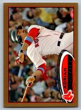 2012 Topps Gold  Adrian Gonzalez 50 /2012