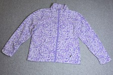 EDDIE BAUER Fleece Jacket Girls Size M 10-12 Full Zip