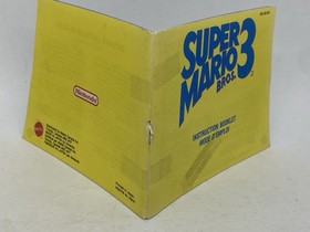 Super Mario Bros. 3 - Nintendo NES - Instruction Manual NES-UM-CAN - DAMAGED -