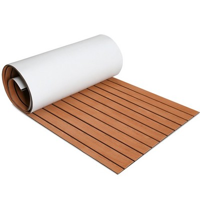 240x60/90cm Bodenbelag Matte Teak EVA Schaum Boot Yacht Deck Teppich Bodenbeläge