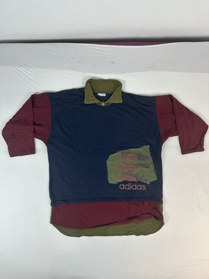 Vintage Adidas Sweater, 90er Retro Pullover, Größe L, True Vintage,Three Stripes