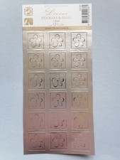 Floral Stickers, Measures 16x10cm, 18 stickers - Terra Nova Artwrap E33 008