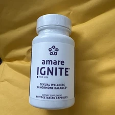 Amare Global Ignite for Him 60 Capsules - New / Sealed! !gnite! Exp 6/2026