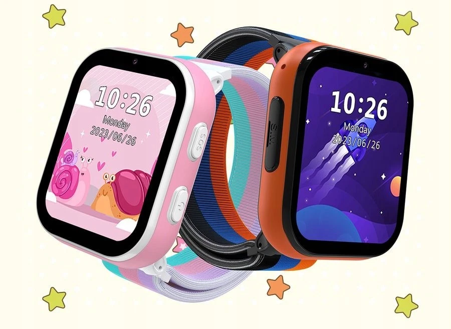 Smartwatch für Kinder - 4G LTE, GPS, Kamera, Spiele, SOS Funktion Kiano Joy - Bild 4 von 4