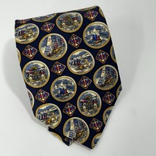 Tommy Hilfiger Tie for Men Nautical Vintage 100 Italian Slik Made In USA