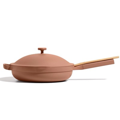 Our Place LARGE Always Pan 2.0 12.5  Ceramic Nonstick Pan w Lid SPICE READ DESCR