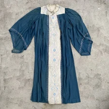 Antique IOOF Odd Fellows Ceremonial Robe Uniform White Pink Blue