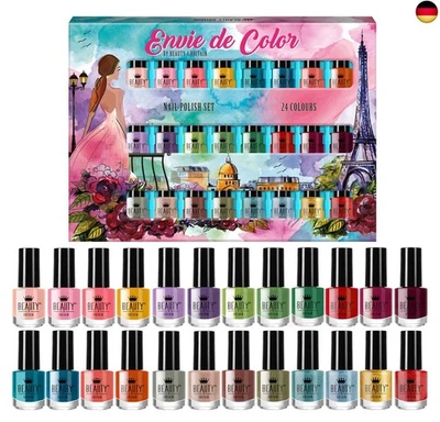 BEAUTY4BRITAIN Envie De Color Nagellack-Set ? Komplette Kollektion mit 24 Farben in einer
