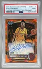 Juju Watkins 2025 Bowman Chrome Sapphire Orange Refractor Auto /25 PSA 9