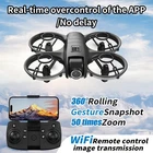 2.4" Screen Mini Drone with 4K Dual Cameras Adjustable Camera 360° Flip 3 Speed