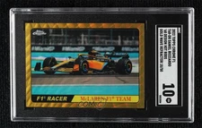2022 Chrome Formula 1 Gold Wave Refractor 18/50 Daniel Ricciardo SGC 10 GEM 0x81