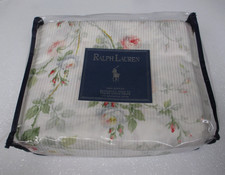 VINTAGE New Ralph Lauren MEADOW WAY Floral Rose Comforter Duvet Cover - King