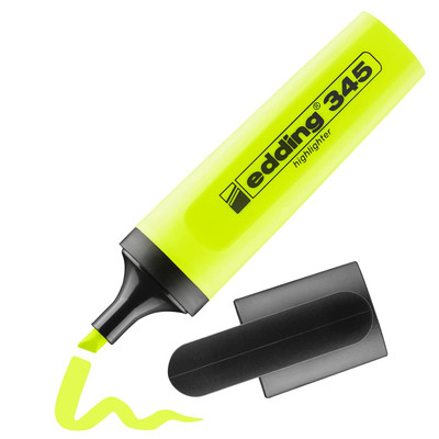 edding 345 Textmarker - gelb - 1 Highlighter