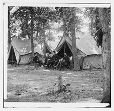 Bealeton Va 1863 Col George H Sharpe John C Babcock John McEntee tents