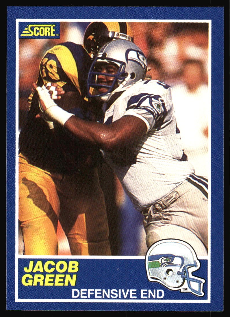 1989 Score Jacob Green #107 Seattle Seahawks