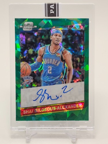 SHAI GILGEOUS-ALEXANDER 2023-24 CONTENDERS OPTIC GREEN ICE AUTO 1/1 Q7658