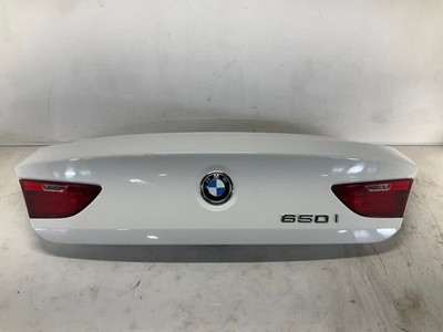 13-19 BMW 650i F06 Gran Coupe Rear Trunk Deck Lid Alpine White 300 OEM