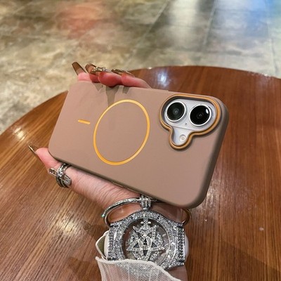 For iPhone 17 16 Pro Max 15 14 13 12 11 Phone Cover Magnetic Fashion Case Shell