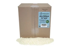 American Soy Organics Millennium Wax - 25 lb Bag of Natural Soy Wax for Candle
