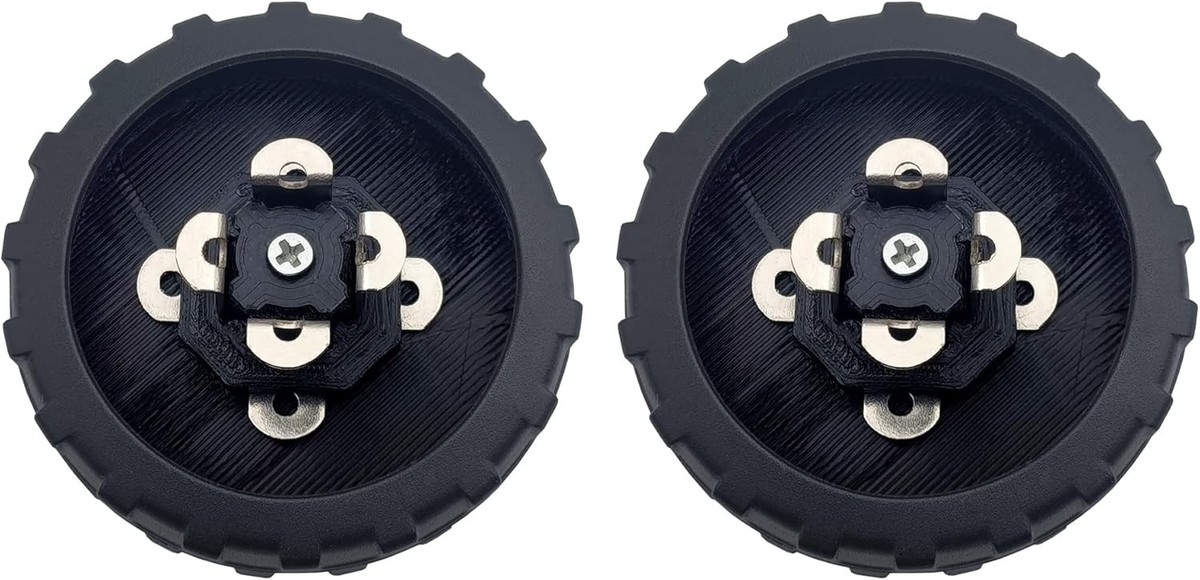 2 Ruote Di Ricambio Per Aspirapolvere Hart 20V – Modello VR300, Colore Nero