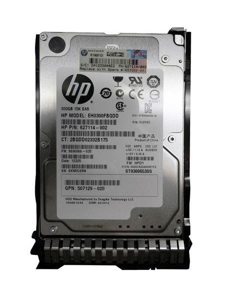 DISK HP EH0300FBQDD 300GB 15K SAS 2.5" 653960-001 Gen8 Gen9 for sale ...