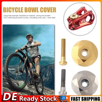 28.6mm Bicycle Headset Fork Tube Cap MTB Bike Cycling Stem Top Bowl Cover 