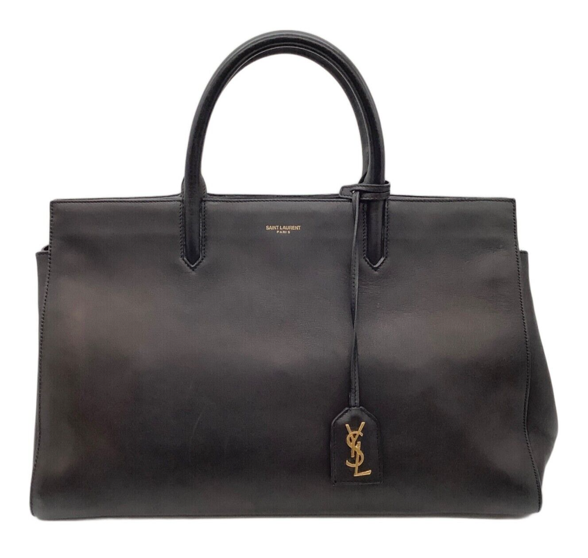 Saint Laurent Paris Cabas Rive Gauche 2way Leather Shoulder Bag 
