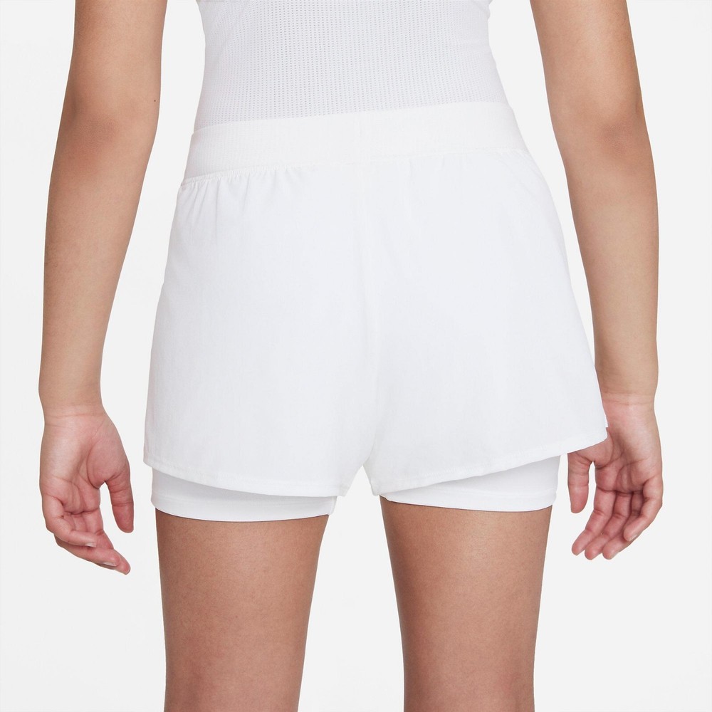 Nike Court Tennis Skirt with Shorts 2-in-1 for Girls Size S M L White Youth 8-15 Years