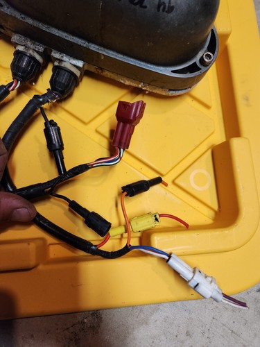 1994 1995 Kawasaki 750 Ssxi Super Sport Trim Motor Box Control Unit Tilt Cable - Picture 2 of 3