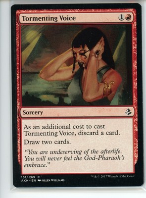 TORMENTING VOICE Amonkhet #151 AKH(LP)(MTG)