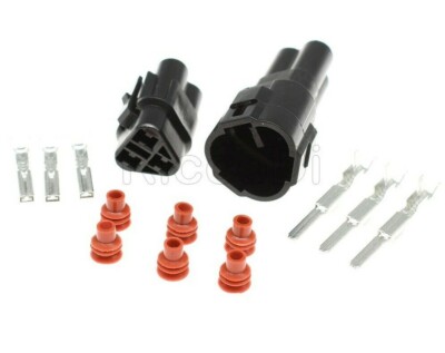 3 Pin For Sumitomo Plug Connector Motorcycle For Yamaha Kawasaki