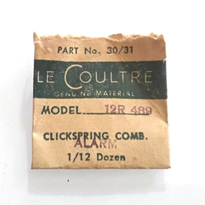 LE COULTRE 12R 489 Click Spring Comb. Alarm part #7434 30/31 -814 -815 -825