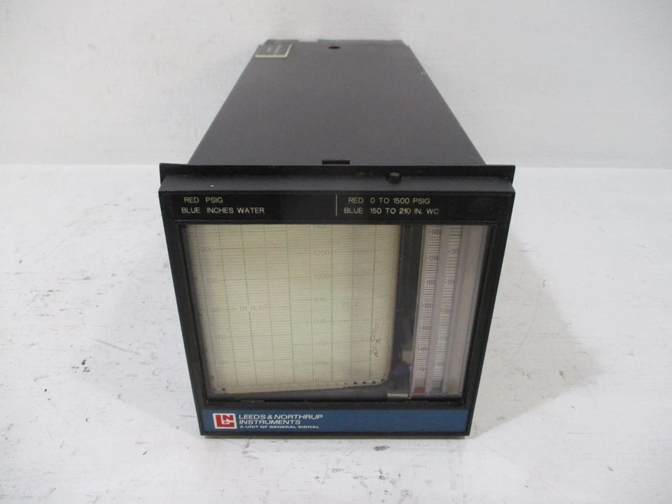 Leeds & Northrup 122-304-304-00-00-C0213-C0112-6 Speedomax Chart Recorder 120V - Image 2 of 4