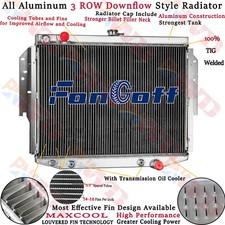 3 Row Radiator For 80-1983 Chrysler Cordobalebaron Dodge Diplomat 1977-81 5.2l 3 Row Radiator For 80-1983 Chrysler Cordobalebaron Dodge Diplomat 1977-81 5.2l