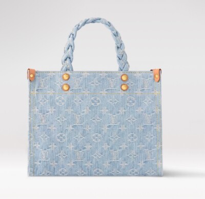 NIB Louis Vuitton Let The Go PM Denim By The Pool Blue M24897